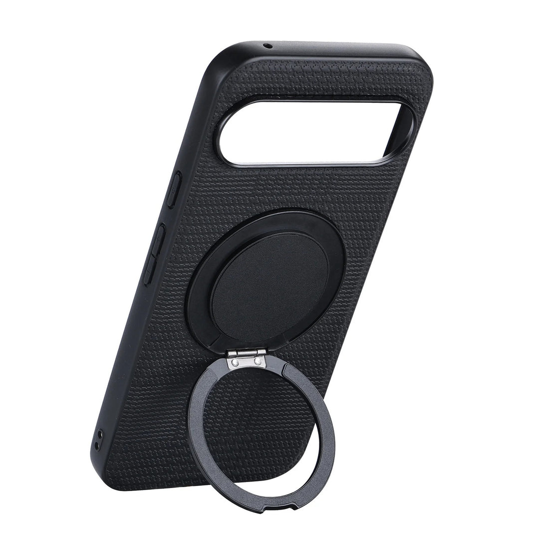 Prestige Weave Texture MagSafe Kickstand Case: Stylish Protection & Convenient Stand