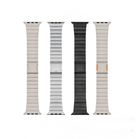 Premium Magnetic Metal Link Strap for Digital Watches