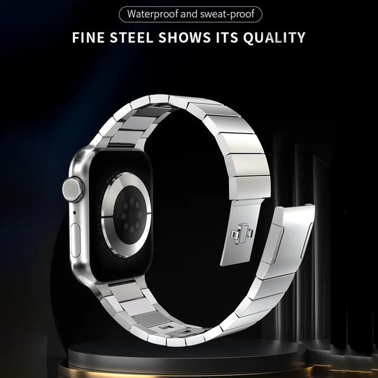 Premium Magnetic Metal Link Strap for Digital Watches
