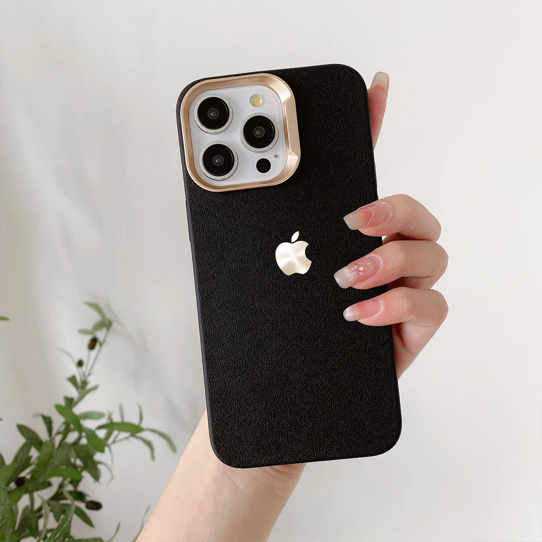 Supreme Leather Texture Defense Case for iPhone – Ultimate