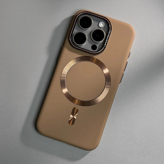 Premium Magnetic Aura Shield Case for iPhone – Superior Protection & Style