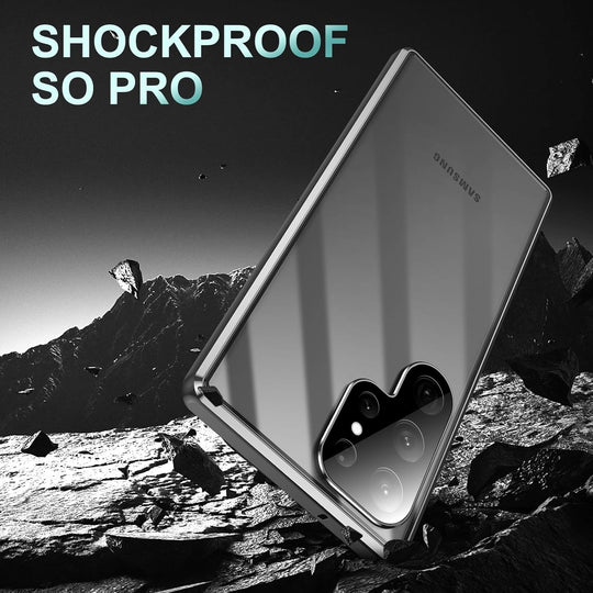 Dual Privacy Glass Metal Bumper Case  - Super Selling.