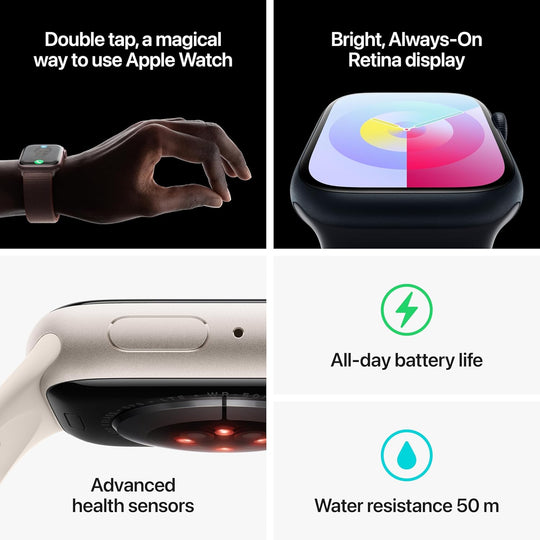 Apple Watch Series 9 – Pink Aluminium GPS with Light Pink Band