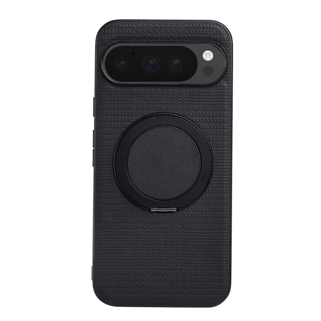 Prestige Weave Texture MagSafe Kickstand Case: Stylish Protection & Convenient Stand