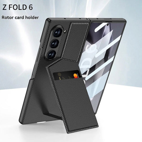 Leather Wallet Kickstand Case