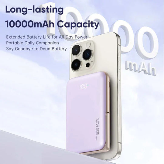 Rock PD 30W⚡  Fast Charge 10000mAh Power Bank P30.