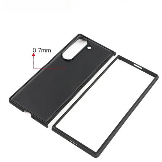 GALAXY Z FOLD7 PU Leather Matte Case.