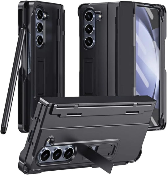 Samsung Z Fold Ultra Hybrid Armor Case: Premium Protection & Style.( Front Glass + S Pen) Included.