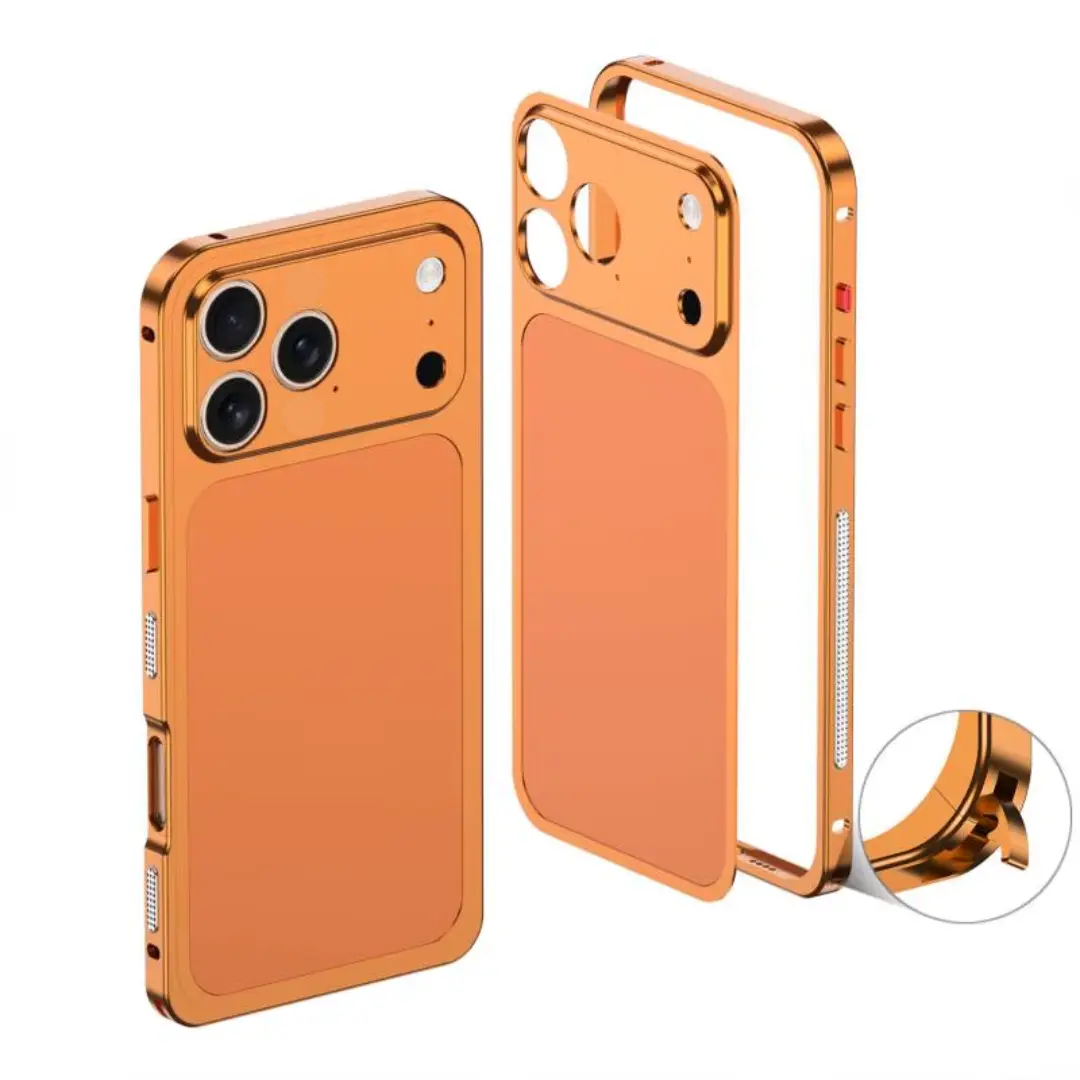 Metal Bumper Converter Case to iPhone 17 Series