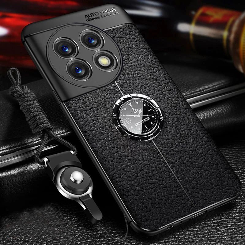 Clock work Leather Craft Case for OnePlus