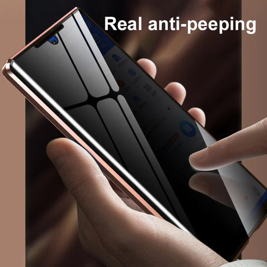 Magnetic Privacy Protection Glass Case for Samsung