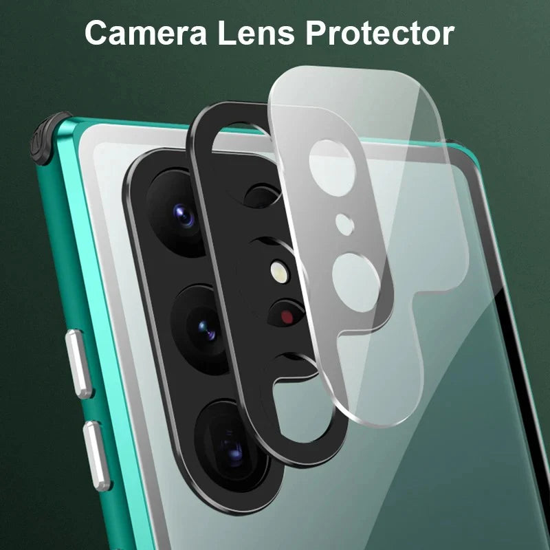 Magnetic Privacy Protection Glass Case for Samsung