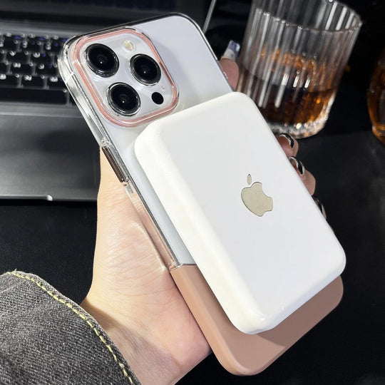 Magnetic Splicing Contrast Transparent Case - iPhone (🔥Hot Selling).