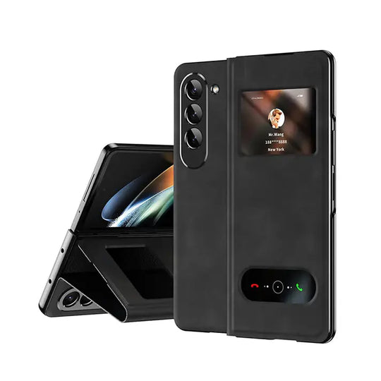 Premium Napa Leather Folio Case for Galaxy Z Fold 6.