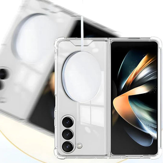 Galaxy Z Fold6 scratch-resistant transparent MagSafe case