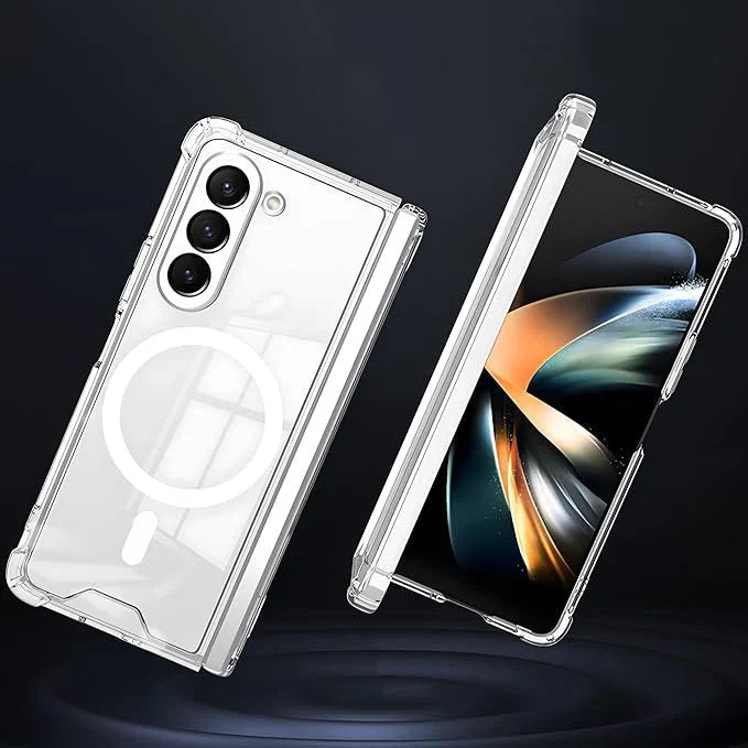 Samsung Galaxy Z Fold6 clear case with MagSafe charging support