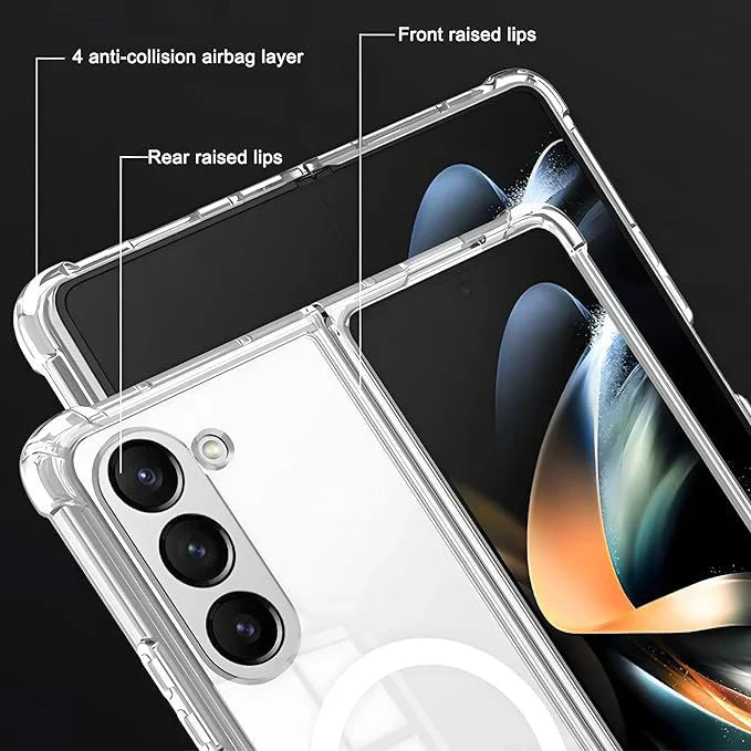 Slim clear MagSafe case for Samsung Galaxy Z Fold6