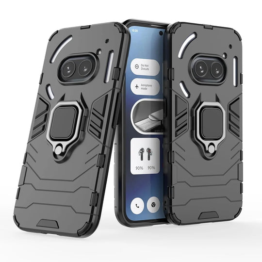 Shock Lock Armor Case with Magnetic Ring for Nothing