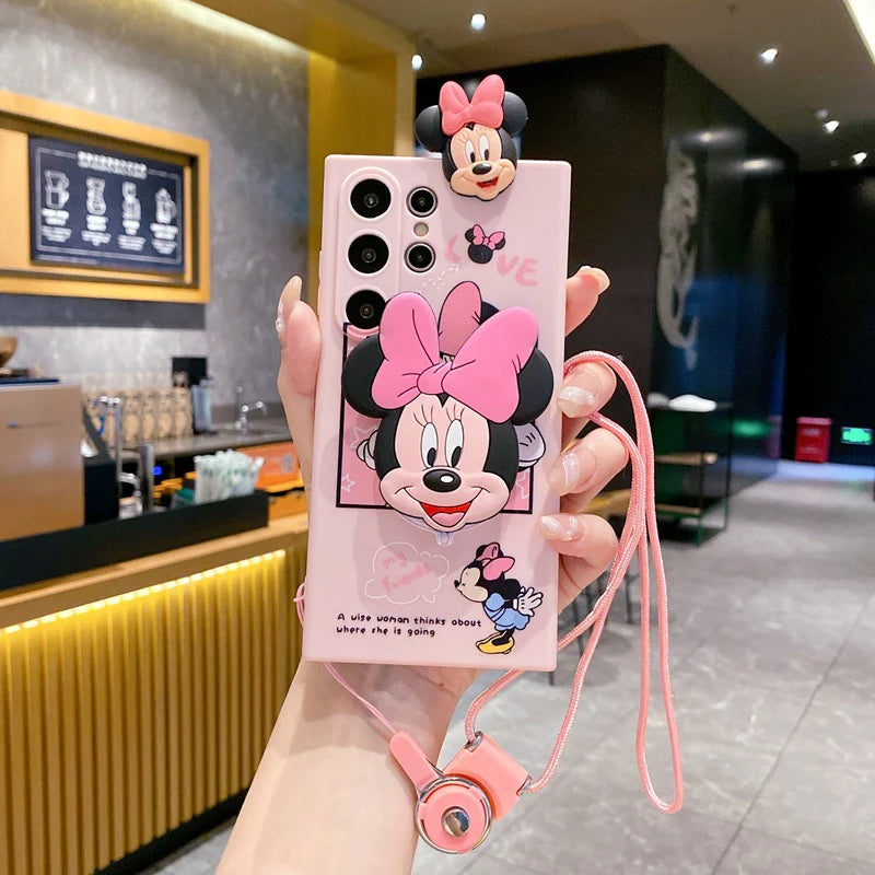 Disney Mickey Mouse Mirror Bracket Phone Case.