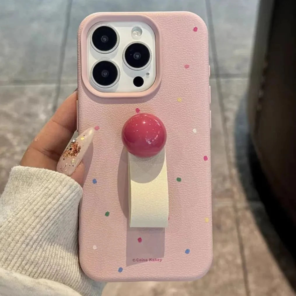 Spotty Sphere Ring Grip Case