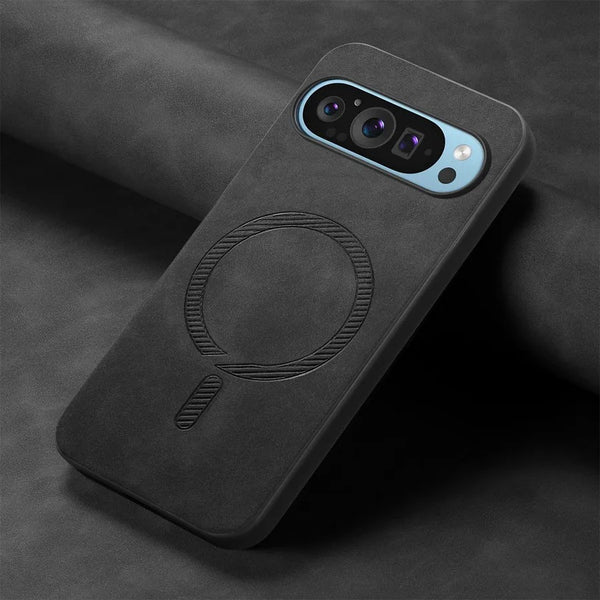 Premium Leather Magnetic MagSafe Case – Google 