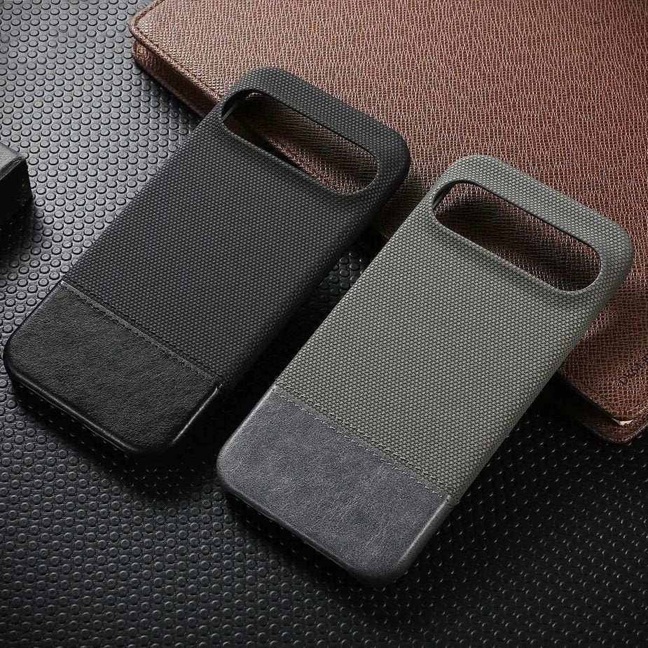 Vintage-Inspired Business Half Leather Case