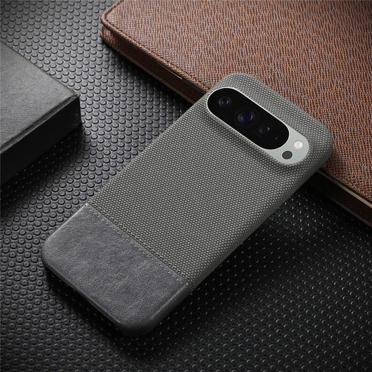 Vintage-Inspired Business Half Leather Case