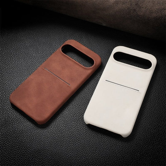 Velvety Matte Card Holder Case for Added Convenience