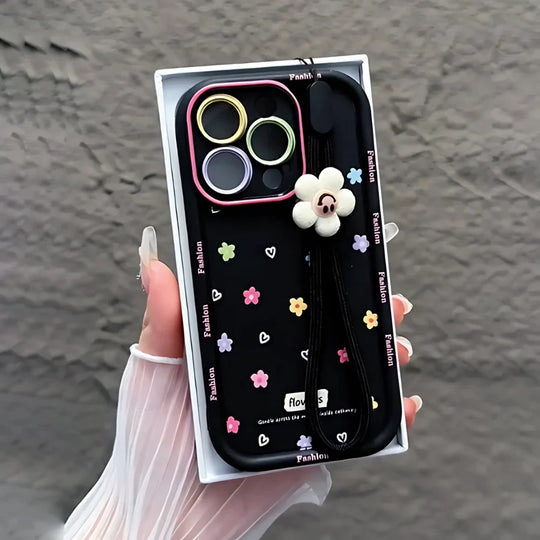 Mini Flowers Case with Charms