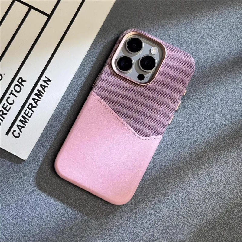 iPhone 16 Series Stylish Dual Tone Case with Card Holder