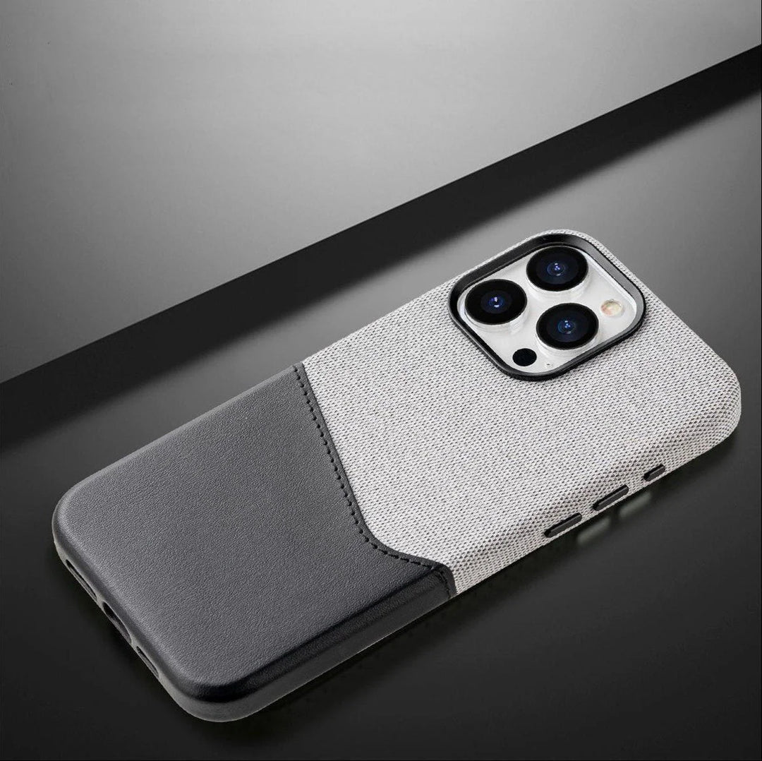 iPhone 16 Series Stylish Dual Tone Case with Card Holder