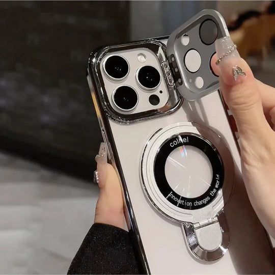 iPhone Crystal Ring Case – Lens Bracket and Secure Grip