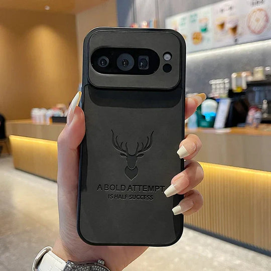 Deer Embossed PU Leather Case for Google