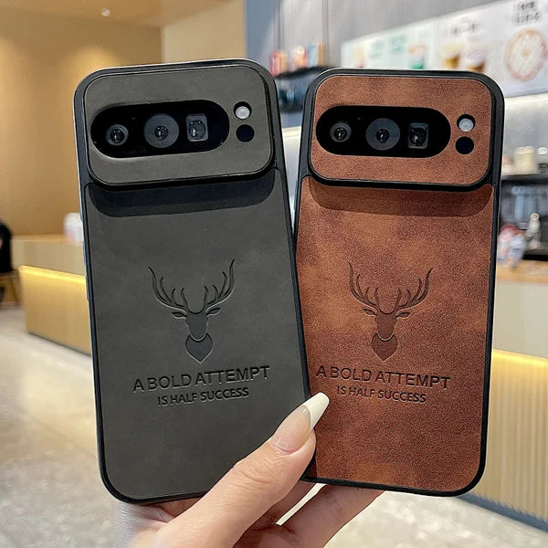 Deer Embossed PU Leather Case for Google