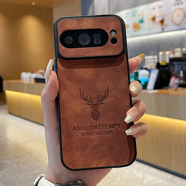 Deer Embossed PU Leather Case for Google