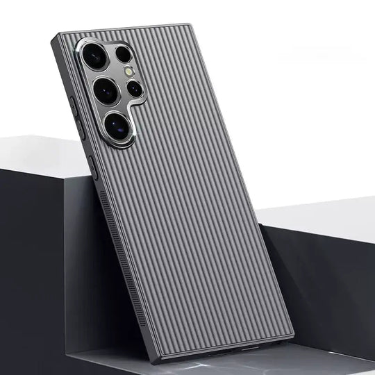 Luxury Pinstripe Style Matte Case – Samsung. 💫New Arrival.