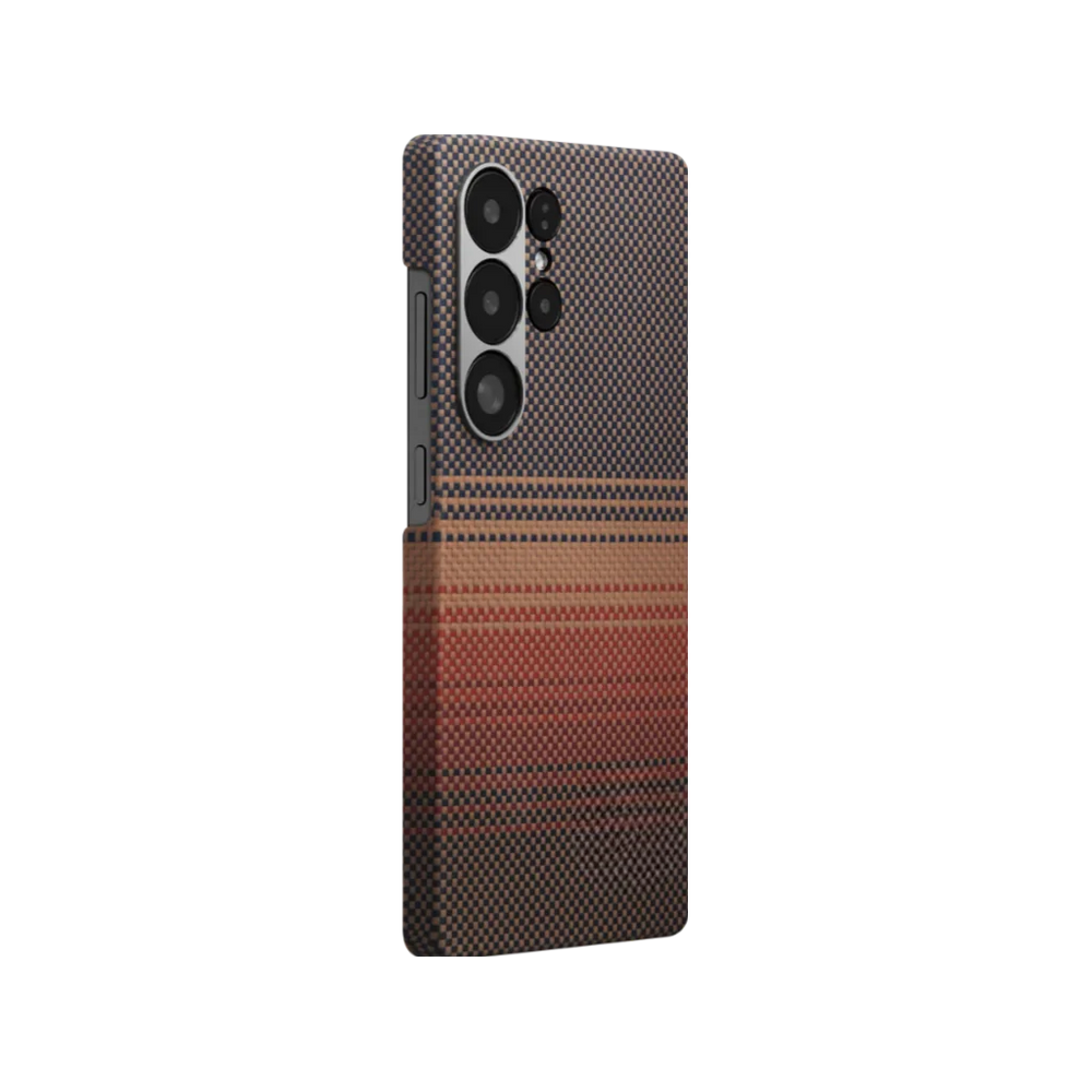 Galaxy S25 Ultra Sunset Glow Woven Tactile Case