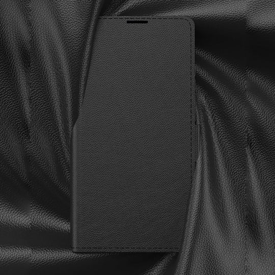 Elegant Leather Flip Case with Magnetic Closure for Samsung