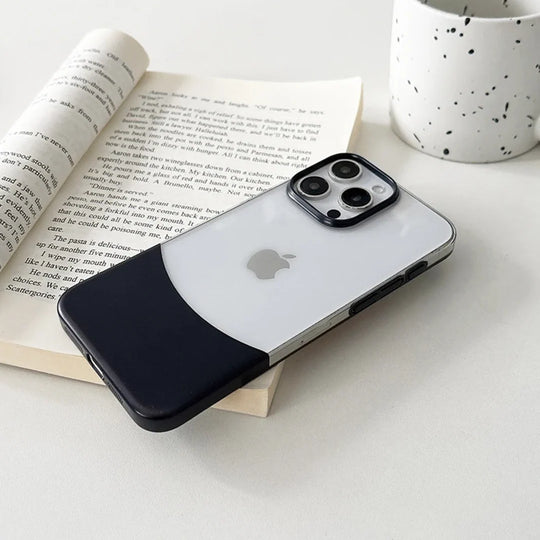 Dual-Layer Contrast Transparent IPhone Case