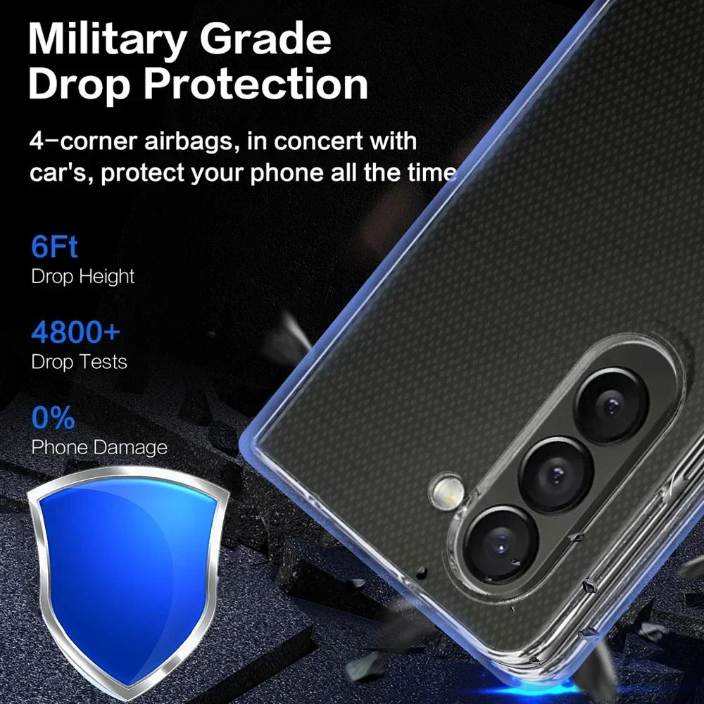 Galaxy Z Fold7 Sleek Transparent