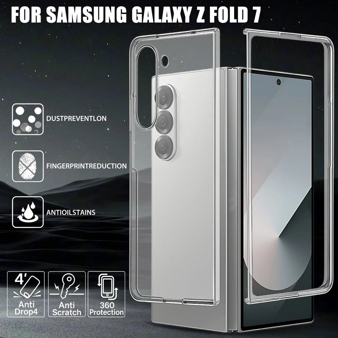 Galaxy Z Fold7 Sleek Transparent