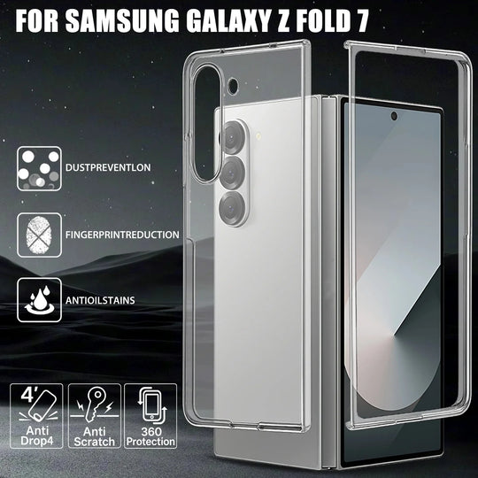 Galaxy Z Fold7 Sleek Transparent