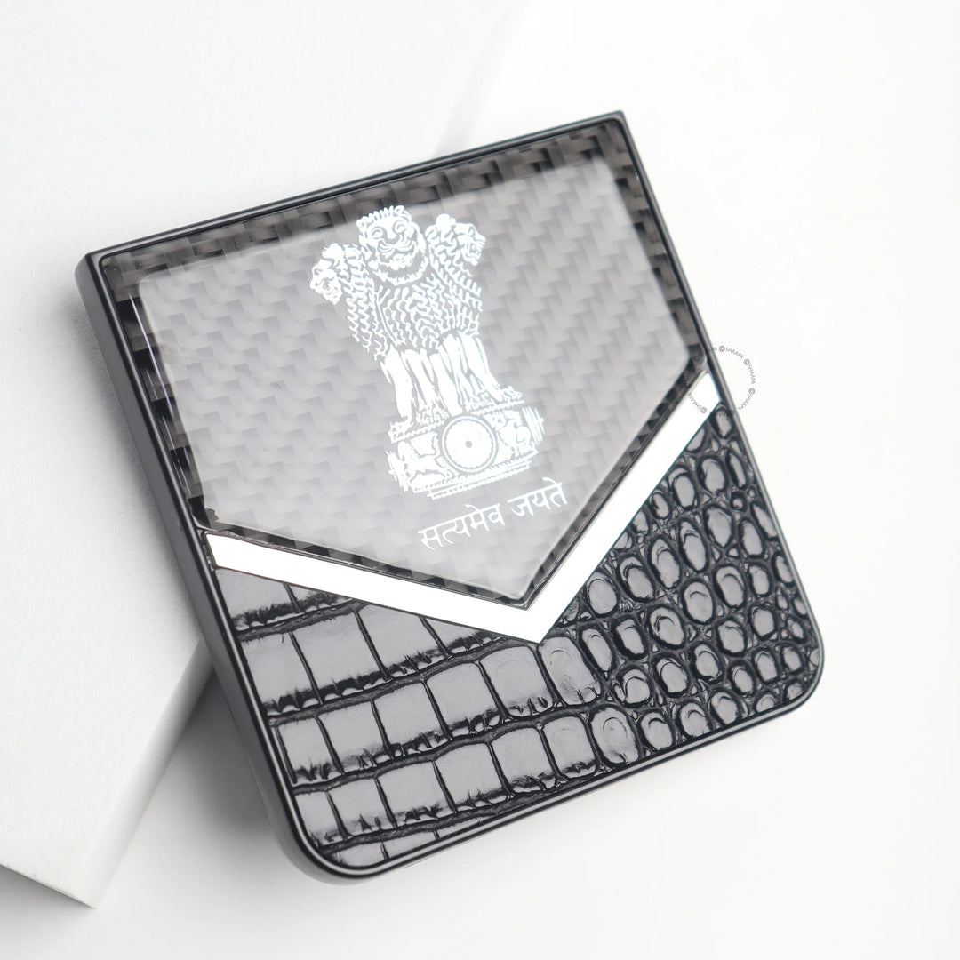 Galaxy Z Flip Series Satyamev Jayate Elite Textured Case.