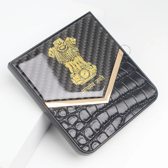 Galaxy Z Flip Series Satyamev Jayate Elite Textured Case.