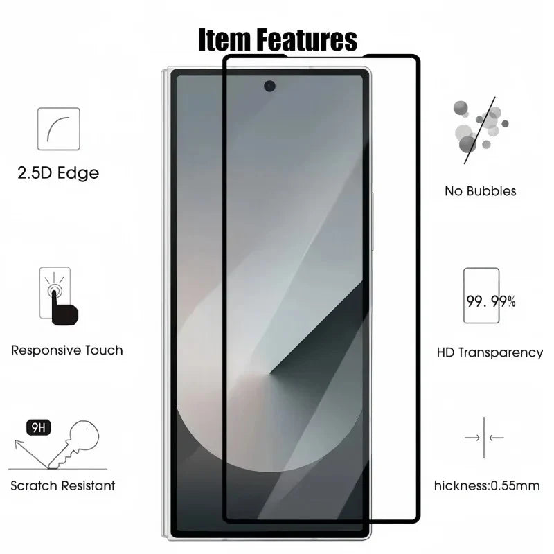Galaxy Z Fold8 Ultra Impact Shield Tempered Glass Screen Protector