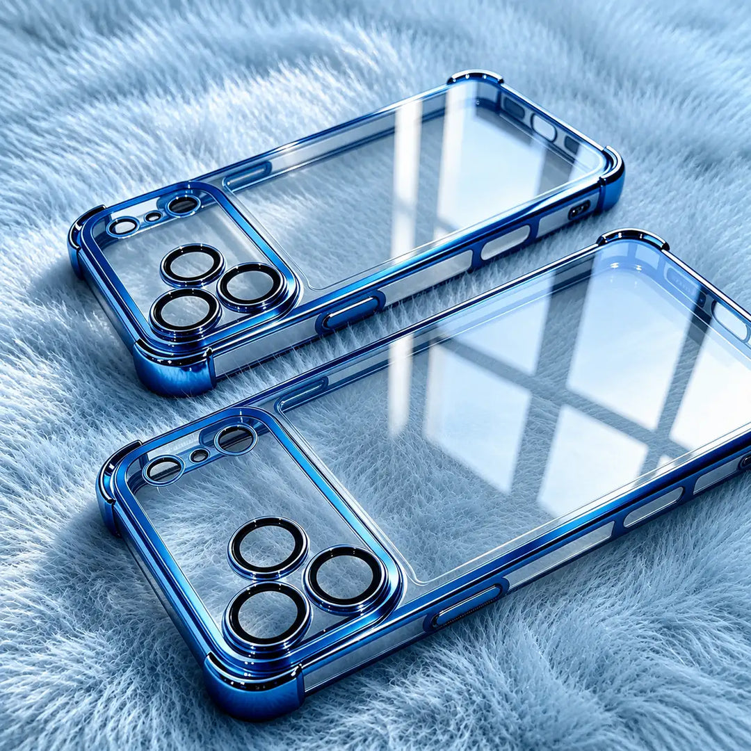 Luxurious Coated Transparent Case