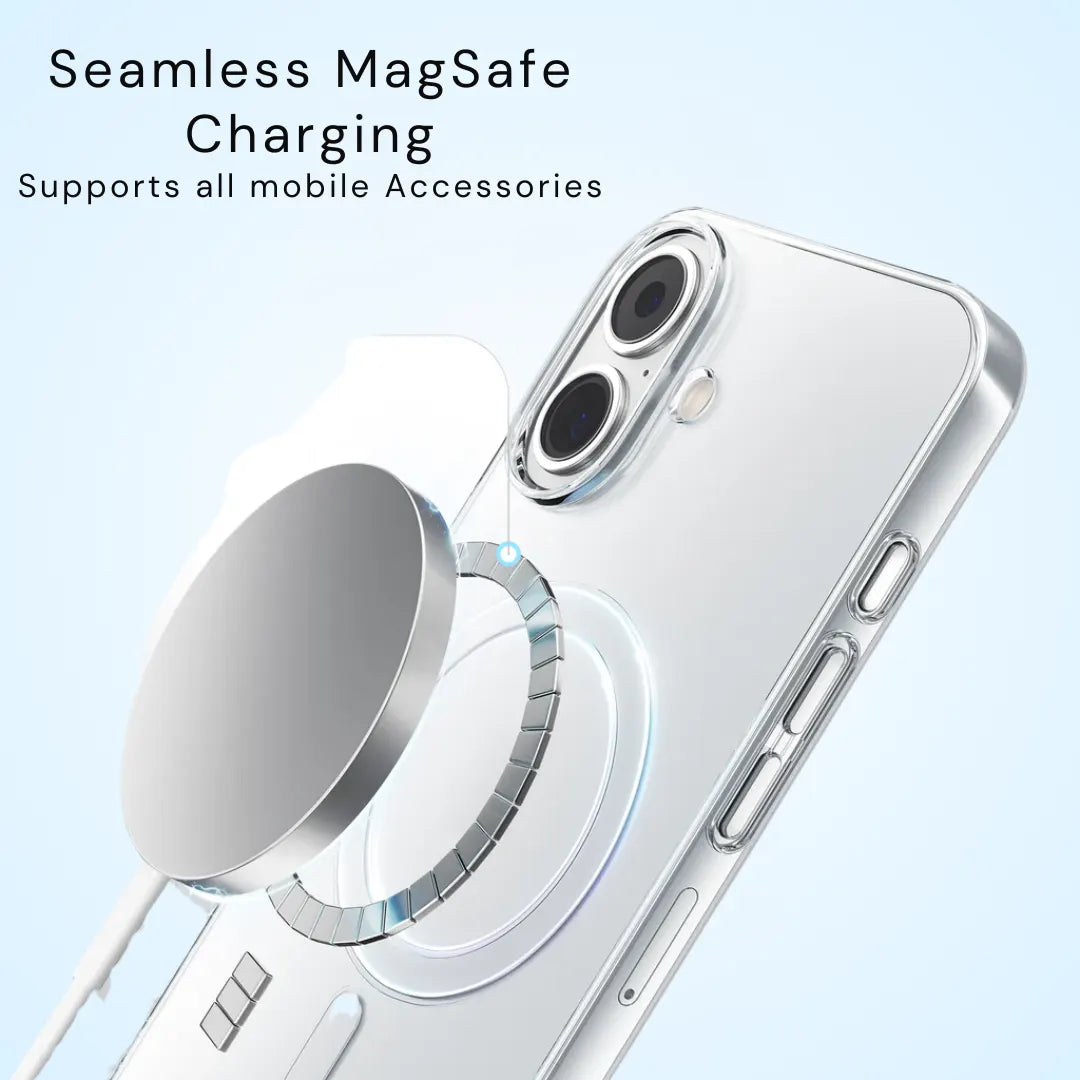 iPhone 16 Plus Anti Yellow Clear MagSafe Case