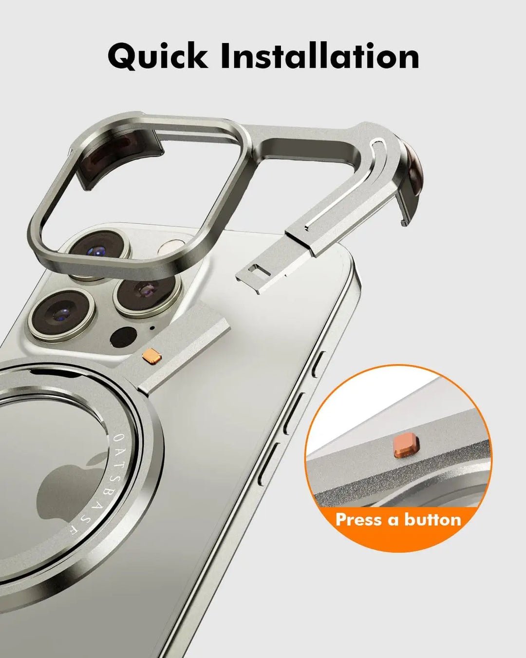 OATSBASF Magnetic Armor Case