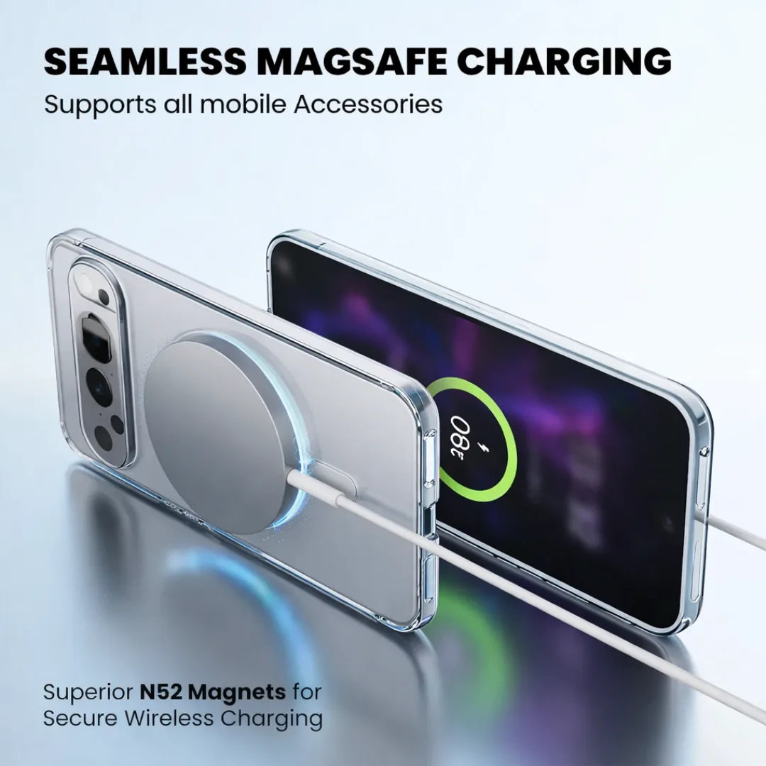 Crystal Clear Anti-Yellow MagSafe Case for Google Pixel 8 Pro