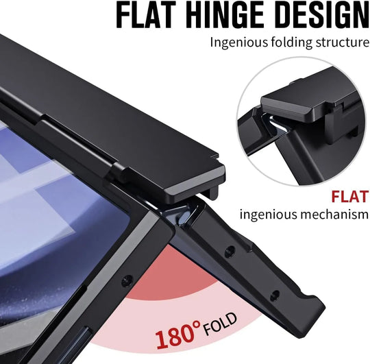 Samsung Z Fold Ultra Hybrid Armor Case: Premium Protection & Style.( Front Glass + S Pen) Included.